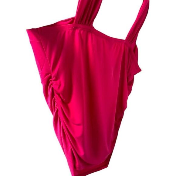 Torrid Pink Studio Knit Sweetheart Twist Top Size 2 2XL NWT - Picture 7 of 10